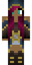 Crimson Pirate Captain Minecraft skin