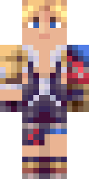 Blonde Warrior Maiden Minecraft skin