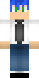 Blue Spike Cool Boy Minecraft skin