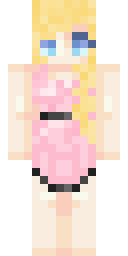Blonde Beach Girl Minecraft skin