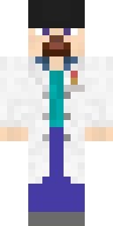 Lab Coat Scientist Minecraft skin