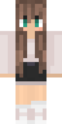 Brunette School Girl Minecraft skin