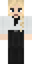 Elegant Blonde Maid Minecraft skin