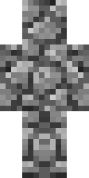 Cracked Stone Golem Minecraft skin