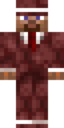 Crimson Suit Grandpa Minecraft skin