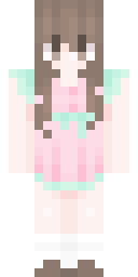 Pastel Dress Girl Minecraft skin