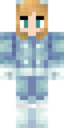 Frost Crystal Girl Minecraft skin