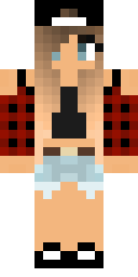 Flannel Grunge Girl Minecraft skin