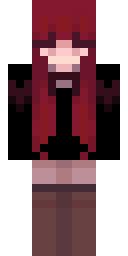 Scarlet Rebel Girl Minecraft skin