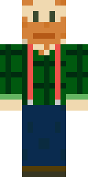 Ginger Lumberjack Minecraft skin