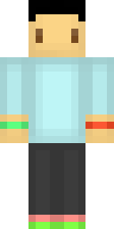 Teal Tee Guy Minecraft skin
