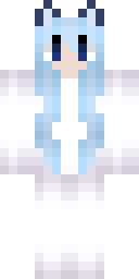 Ice Spirit Girl Minecraft skin