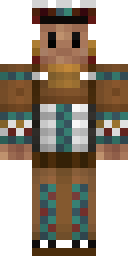 Tribal Desert Villager Minecraft skin