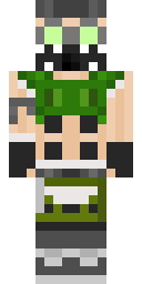 Green Hooded Goblin Minecraft skin