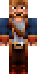 Blond Pirate Adventurer Minecraft skin