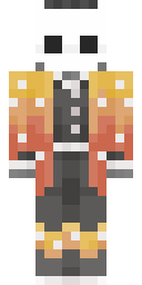 Flame Kimono Slayer Minecraft skin