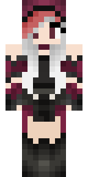 Crimson Snow Maiden Minecraft skin