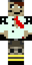 Mustached Waiter Guy Minecraft skin