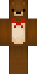 Teddy Bear Bowtie Minecraft skin