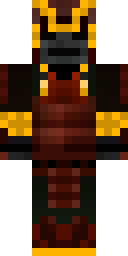 Crimson Samurai Warrior Minecraft skin