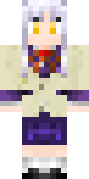 Lavender Shrine Girl Minecraft skin