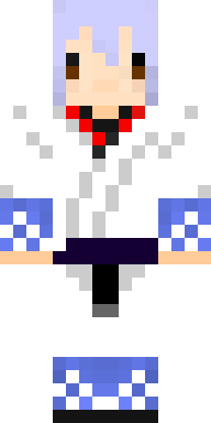 Blue Kimono Girl Minecraft skin