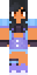 Lilac Overalls Minecraft skin