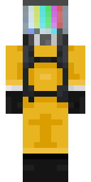 Yellow TV Head Minecraft skin