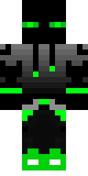 Neon Green Shadow Minecraft skin