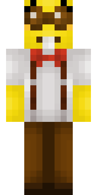 Golden Goggles Bear Minecraft skin