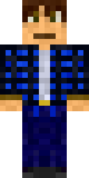 Blue Plaid Boy Minecraft skin
