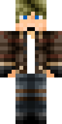 Blonde Flannel Boy Minecraft skin