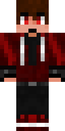 Crimson Hoodie Boy Minecraft skin