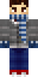 Blue Scarf Boy Minecraft skin