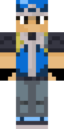 Blue Cap Skater Minecraft skin