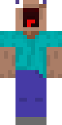 Screaming Steve Minecraft skin