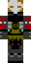 Golden Mask Warrior Minecraft skin