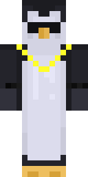 Bling Chain Penguin Minecraft skin