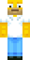 Yellow Cartoon Dad Minecraft skin