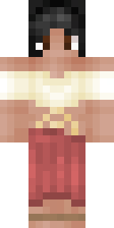Crimson Skirt Maiden Minecraft skin