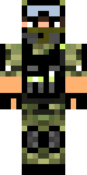 Camo Commando Minecraft skin
