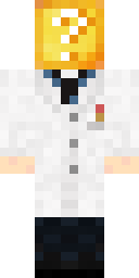 Lucky Block Scientist Minecraft skin