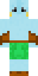Blue Bird Buddy Minecraft skin