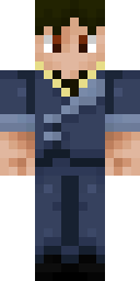 Navy Jacket Man Minecraft skin