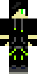 Neon Green Hoodie Minecraft skin
