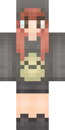 Auburn Hair Girl Minecraft skin
