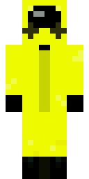 Yellow Raincoat Figure Minecraft skin