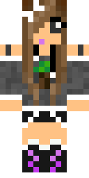 Flower Bow Girl Minecraft skin