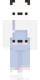 Pale Hooded Spirit Minecraft skin
