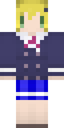 Blonde Schoolgirl Minecraft skin